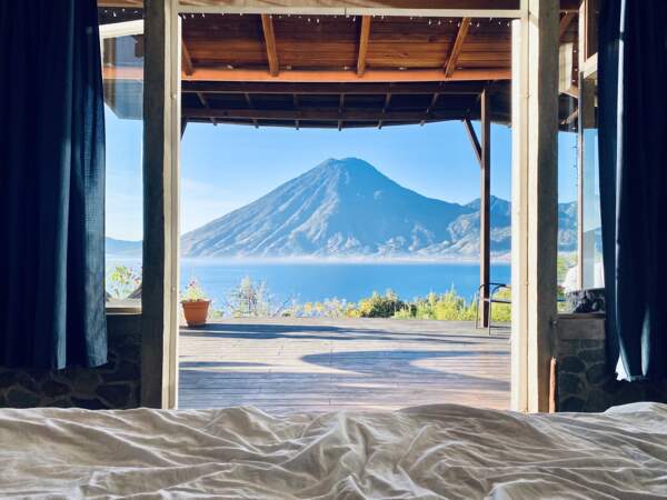 Un lodge avec vue au Guatemala