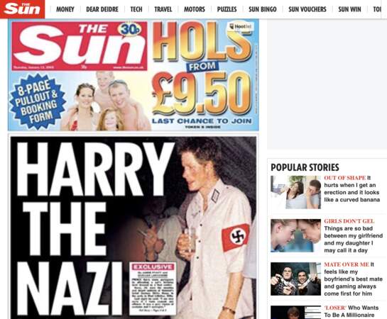 Quand le prince Harry se déguisait en nazi