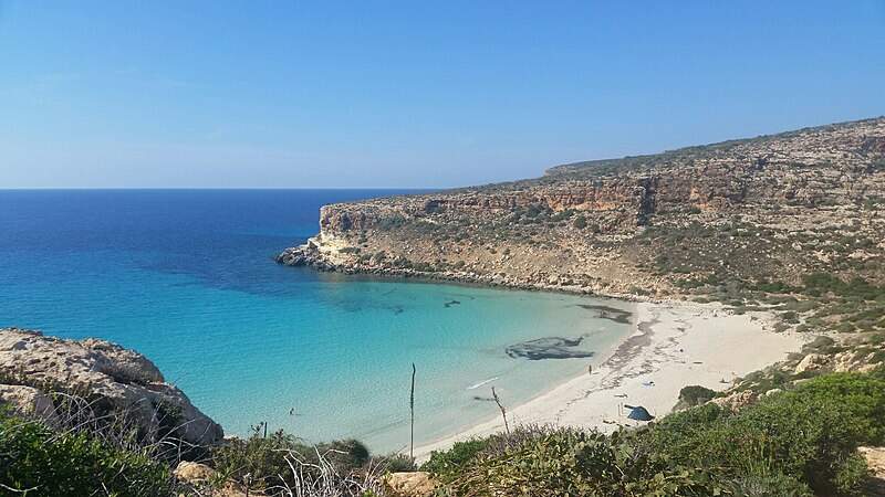 Spiaggia dei Conigli, Lampedusa (Italie)