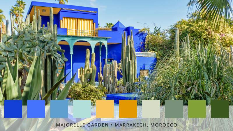 Le jardin Majorelle à Marrakech