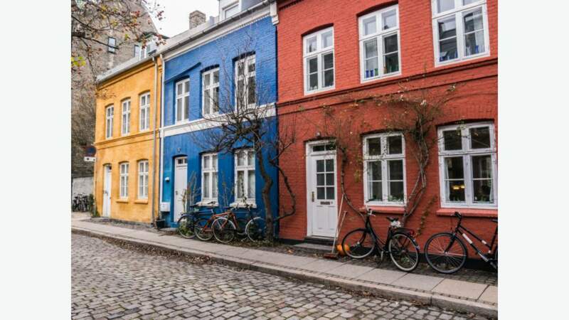 Les maisons colorées 