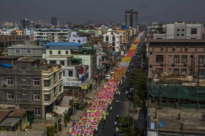 La "révolution du printemps" en Birmanie
