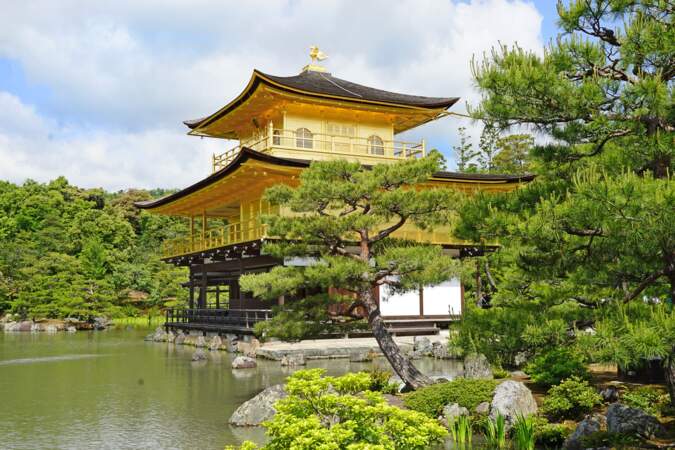 Le Kinkaku-ji, ou "temple du Pavillon d'or"