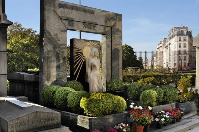 La tombe de Dalida, à Paris