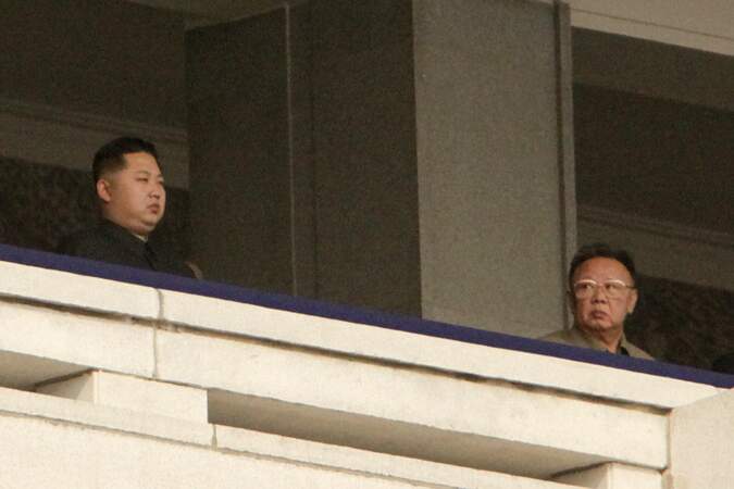Kim Jong-un et Kim Jong-il
