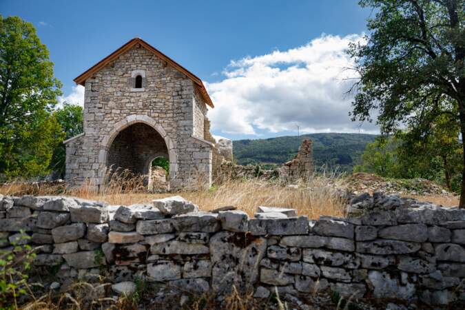 Ruines de la chapelle de Saint Alban